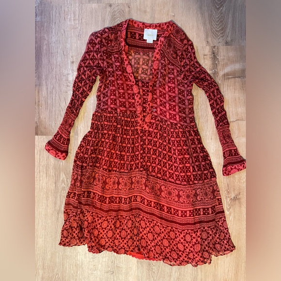 Anthropologie Maeve Canna Swing Dress - Picture 7 of 14